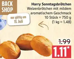 Marktkauf Harry Sonntagsbrötchen Angebot