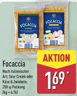 Aldi Nord Cocina Focaccia Angebot