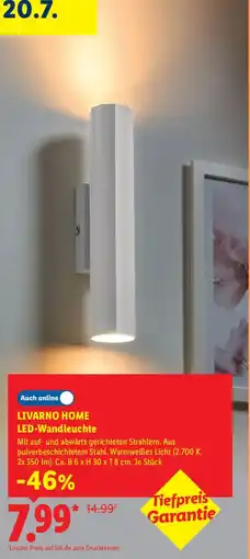 Lidl LIVARNO HOME LED-Wandleuchte Angebot