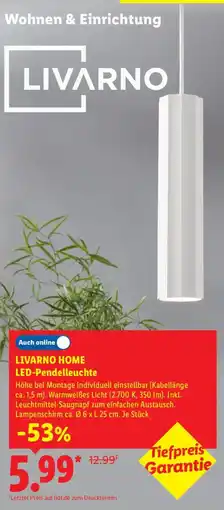 Lidl LIVARNO HOME LED-Pendelleuchte Angebot