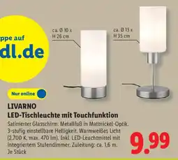 Lidl LIVARNO LED-Tischleuchte mit Touchfunktion Angebot