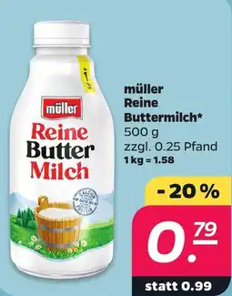 Netto müller Reine Buttermilch Angebot