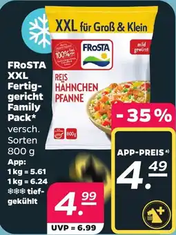 Netto FROSTA XXL Fertiggericht Family Pack Angebot
