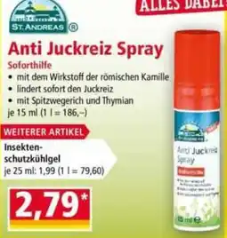 Norma St. Andreas Anti Juckreiz Spray Angebot
