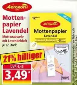 Norma Aerodon Mottenpapier Lavendel Angebot