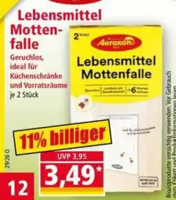 Norma Aeraxon Lebensmittel Mottenfalle Angebot