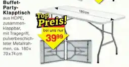 Jawoll Buffet-Party-Klapptisch Angebot