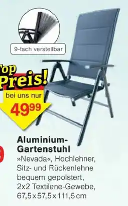 Jawoll Aluminium-Gartenstuhl Nevada Angebot