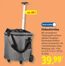 Lidl Einkaufstrolley Angebot