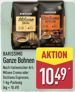 Aldi Nord BARISSIMO Ganze Bohnen Angebot