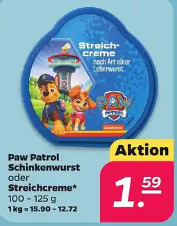 Netto Paw Patrol Schinkenwurst oder Streichcreme Angebot