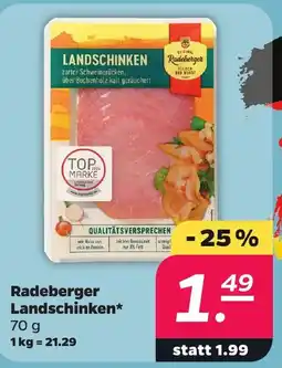 Netto Radeberger Landschinken Angebot