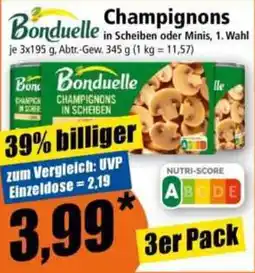 Norma Bonduelle Champignons Angebot