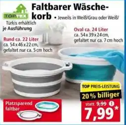 Norma TOPTEX Faltbarer Wäschekorb Angebot