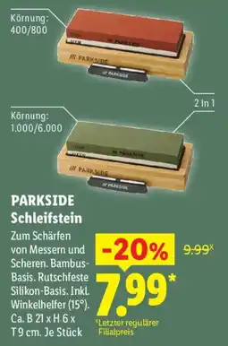 Lidl PARKSIDE Schleifstein Angebot