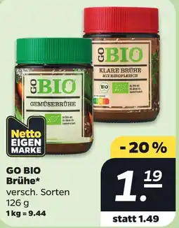 Netto GO BIO Brühe Angebot