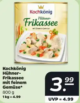 Netto Kochkönig Hühner-Frikasse mit feinem Gemüse Angebot