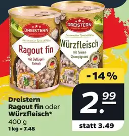 Netto Dreistern Ragout fin oder Würzfleisch Angebot