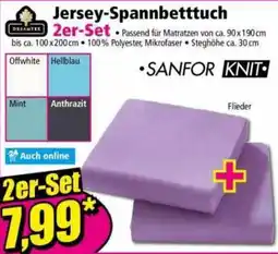 Norma DREAMTEX Jersey-Spannbetttuch Angebot