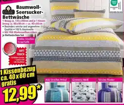 Norma DREAMTEX Baumwoll-Seersucker-Bettwäsche Angebot