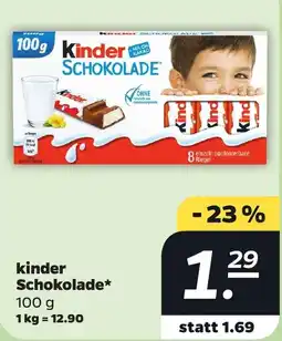 Netto kinder Schokolade Angebot