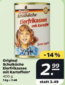 Netto Original Schulküche Eierfrikasse mit Kartoffeln Angebot
