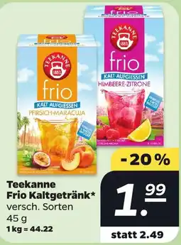 Netto Teekanne Frio Kaltgetränk Angebot