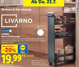 Lidl LIVARNO Küchen-Nischenwagen Angebot