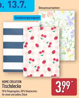Aldi Nord HOME CREATION Tischdecke Angebot