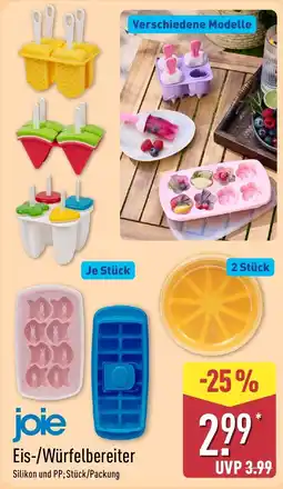 Aldi Nord joie Eis-/Würfelbereiter Angebot