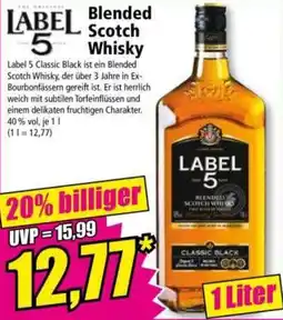 Norma Label 5 Blended Scotch Whisky Angebot