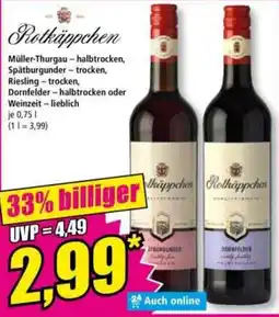Norma Rotkäppchen Angebot