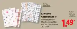 Lidl LIVARNO Geschirrtücher Angebot