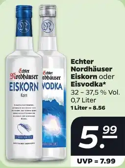 Netto Echter Nordhäuser Eiskorn oder Eisvodka Angebot
