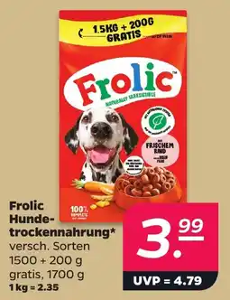 Netto Frolic Hundetrockennahrung Angebot