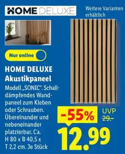 Lidl HOME DELUXE Akustikpaneel Angebot