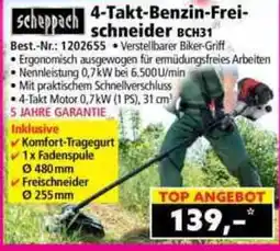 Norma Scheppach 4-Takt-Benzin-Freischneider BCH31 Angebot