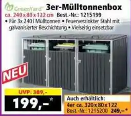 Norma GreenYard 3er-Mülltonnenbox Angebot