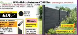 Norma GreenYard WPC-Sichtschutzzaun CORTEZA Angebot