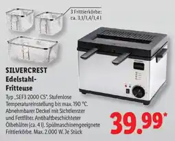 Lidl SILVERCREST Edelstahl-Fritteuse Angebot