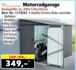Norma GreenYard Motorradgarage Angebot