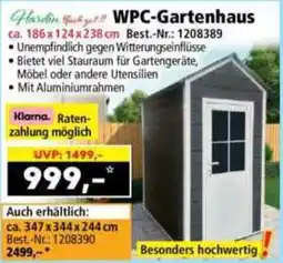 Norma WPC-Gartenhaus Angebot