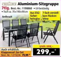 Norma CHILLROI Aluminium-Sitzgruppe Angebot