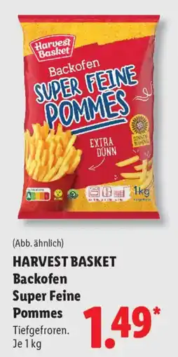 Lidl HARVEST BASKET Backofen Super Feine Pommes Angebot