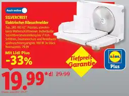 Lidl SILVERCREST Elektrischer Allesschneider Angebot