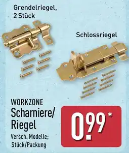 Aldi Nord WORKZONE Scharniere/Riegel Angebot