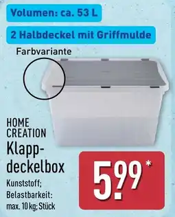Aldi Nord HOME CREATION Klappdeckelbox Angebot