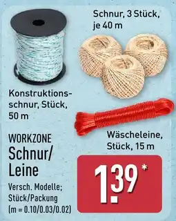 Aldi Nord WORKZONE Schnur/Leine Angebot