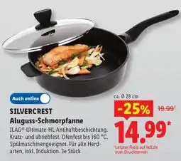 Lidl SILVERCREST Aluguss-Schmorpfanne Angebot