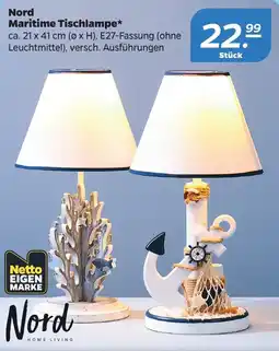 Netto Nord Maritime Tischlampe Angebot